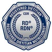 registered dietitian, registered dietitian nutritionist badge
